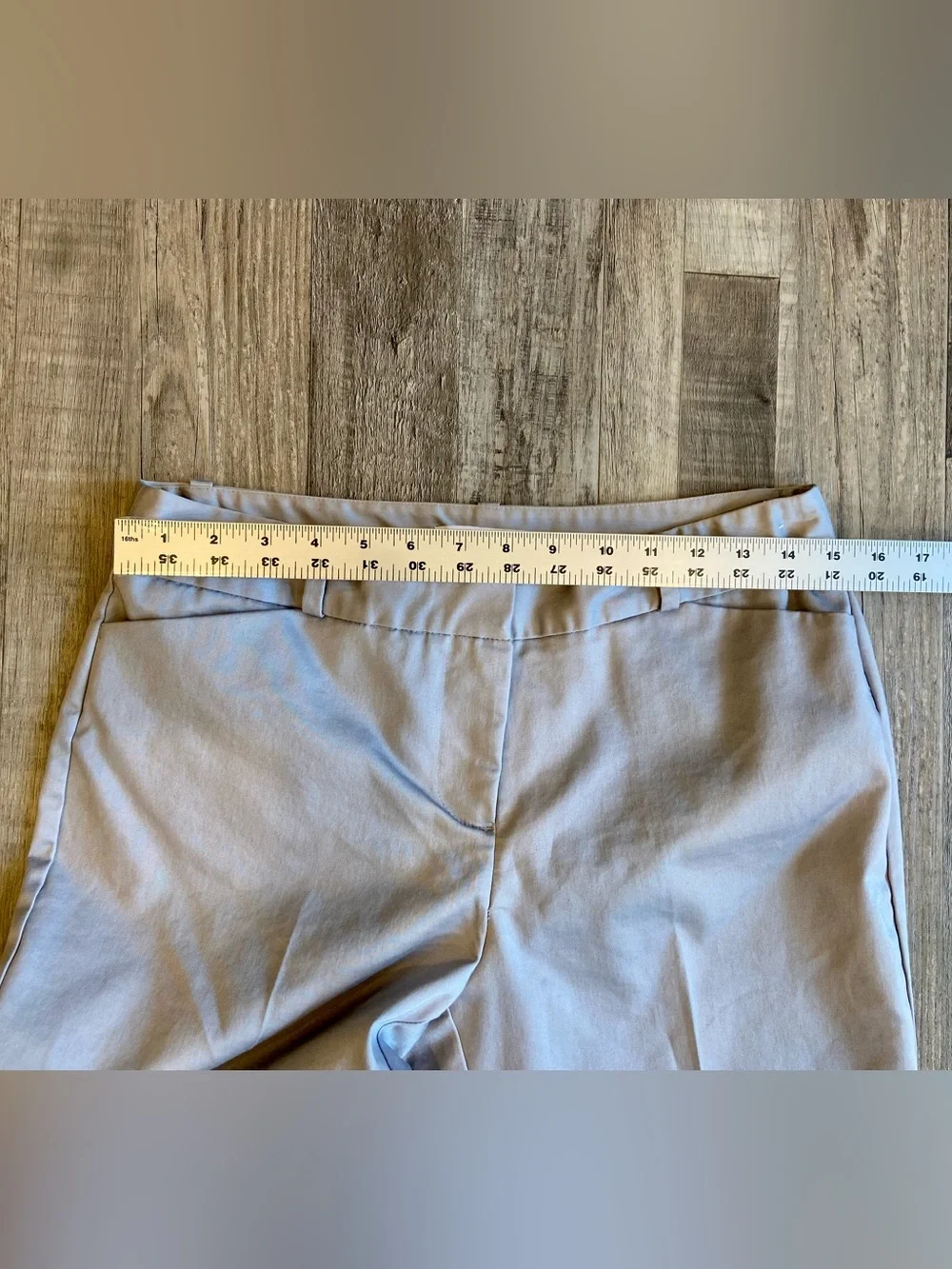 Lot of 2 Women's Liz Claiborne EMMA Ankle Pants Size 6P Navy Gray Mid Rise - Picture 10 of 14